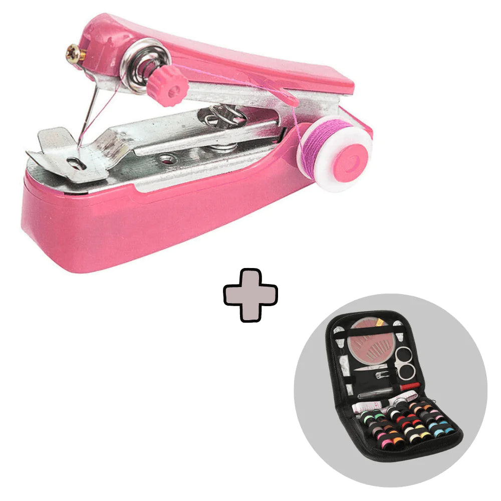 Mini Hand Sewing Machine &  DIY Kit Bundle