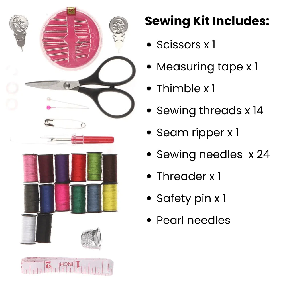 Mini Hand Sewing Machine &  DIY Kit Bundle